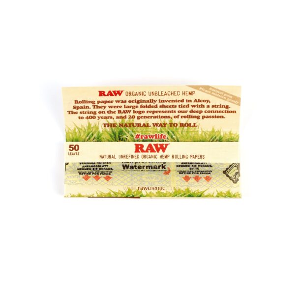 Raw Organic Hemp Papers - 1 1/4 SIze - Image 2